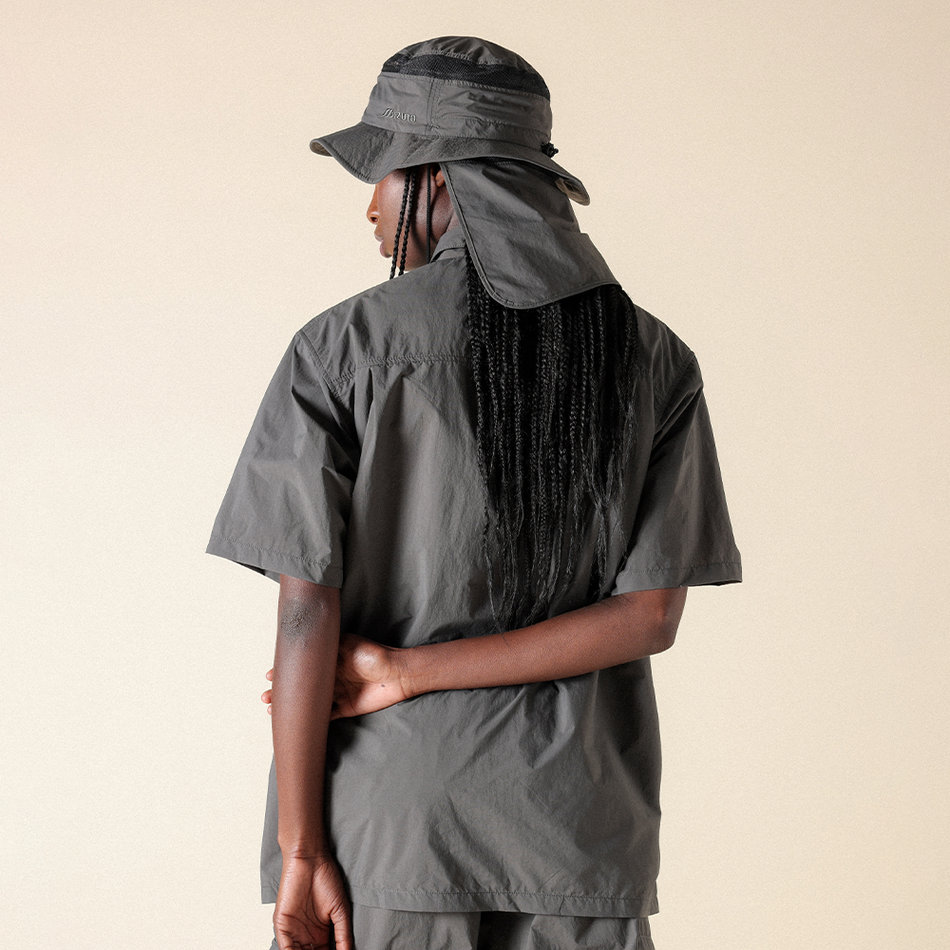 Mizuno WR Light Field Shirt Ash  Black